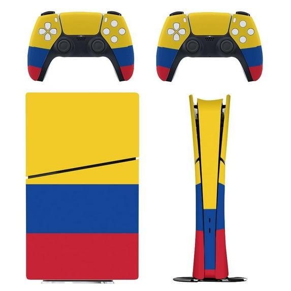 Flag of Colombia PS5/PS5 Pro/PS5 Slim Digital Disc Skin Sticker For Console And Controller Skins