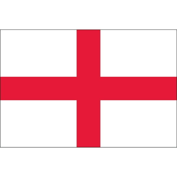 Flag of England "Saint George's Cross" 2' x 3' Indoor Polyester Flag