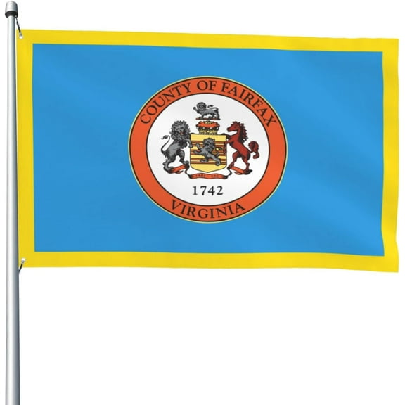 Flag of Fairfax County, Virginia 4x6ft Flag Outdoor Decorative Flag 4by6 Non-Fading