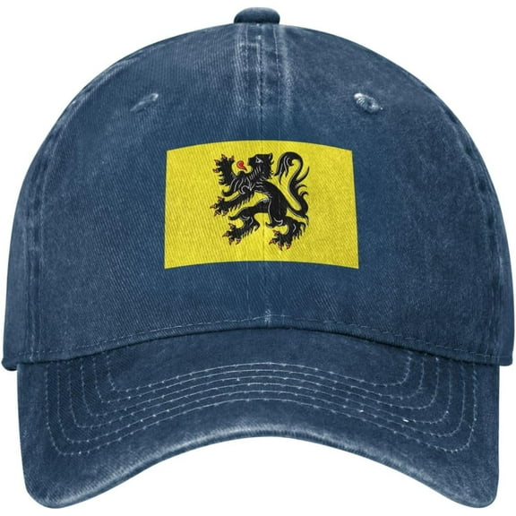 Flag of Flanders Baseball Cap for Men Women Hat Adjustable Vintage Cotton Dad Caps