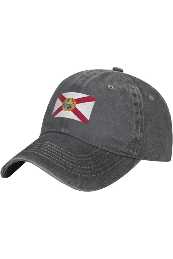 Flag of Florida Baseball Caps Unisex Cowboy Hat Casquette Cap Vintage