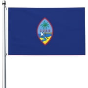 Flag of Guam 3D Duplex Print Banner Flags 3x5 Ft Big Flag Outdoors Indoors Flags with Brass Grommets