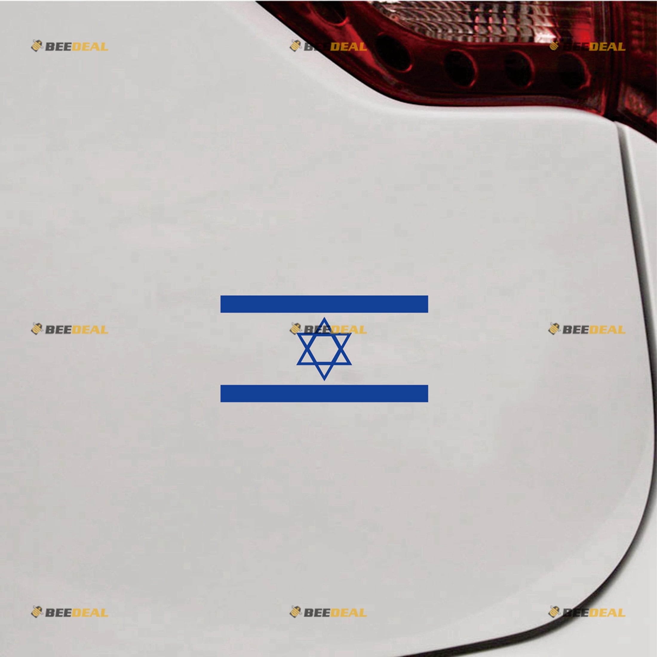 Flag of Israel Israeli Jew Jewish Sticker Decal Vinyl - 2 Pack Blue 4 ...