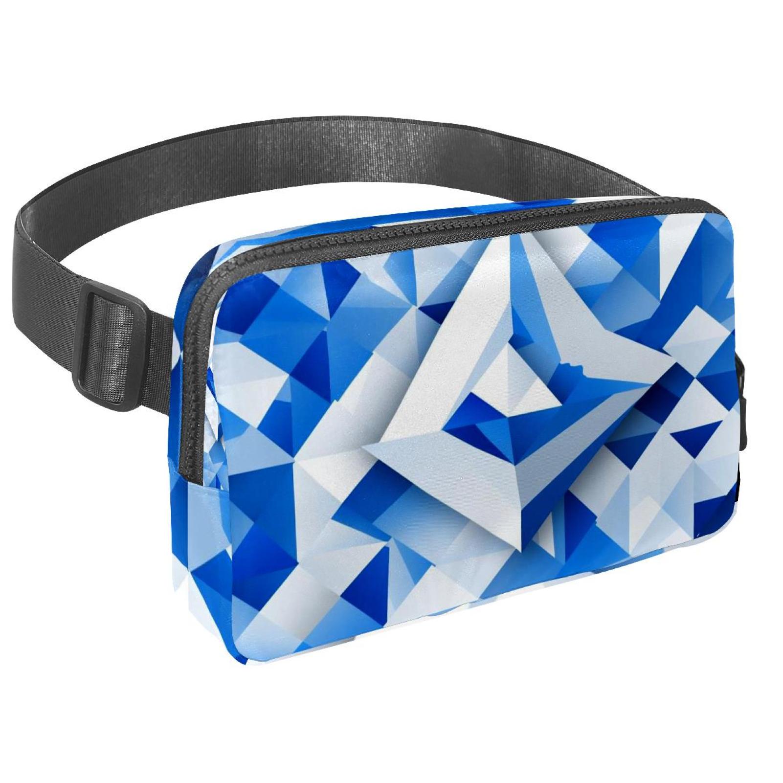 Flag of Israel Lightweight and Adjustable Running Belt Waist Pack Waist Bags for Unisex with Extension Strap