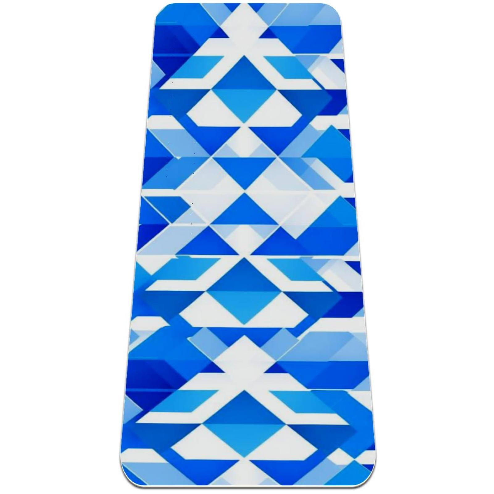 Flag of Israel Premium TPE Yoga Mat for Workout Sessions & Pilates