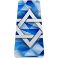 Flag of Israel TPE Yoga Mat Exercise Mat for Home Gym and Pilates Thick, Lightweight, and
