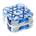 thumbnail image 1 of Flag of Israel Travel Portable Square Jewelry Box Earring Necklace Bracelet Organizer Storage Display Case Holder Stand Box Display, 1 of 6