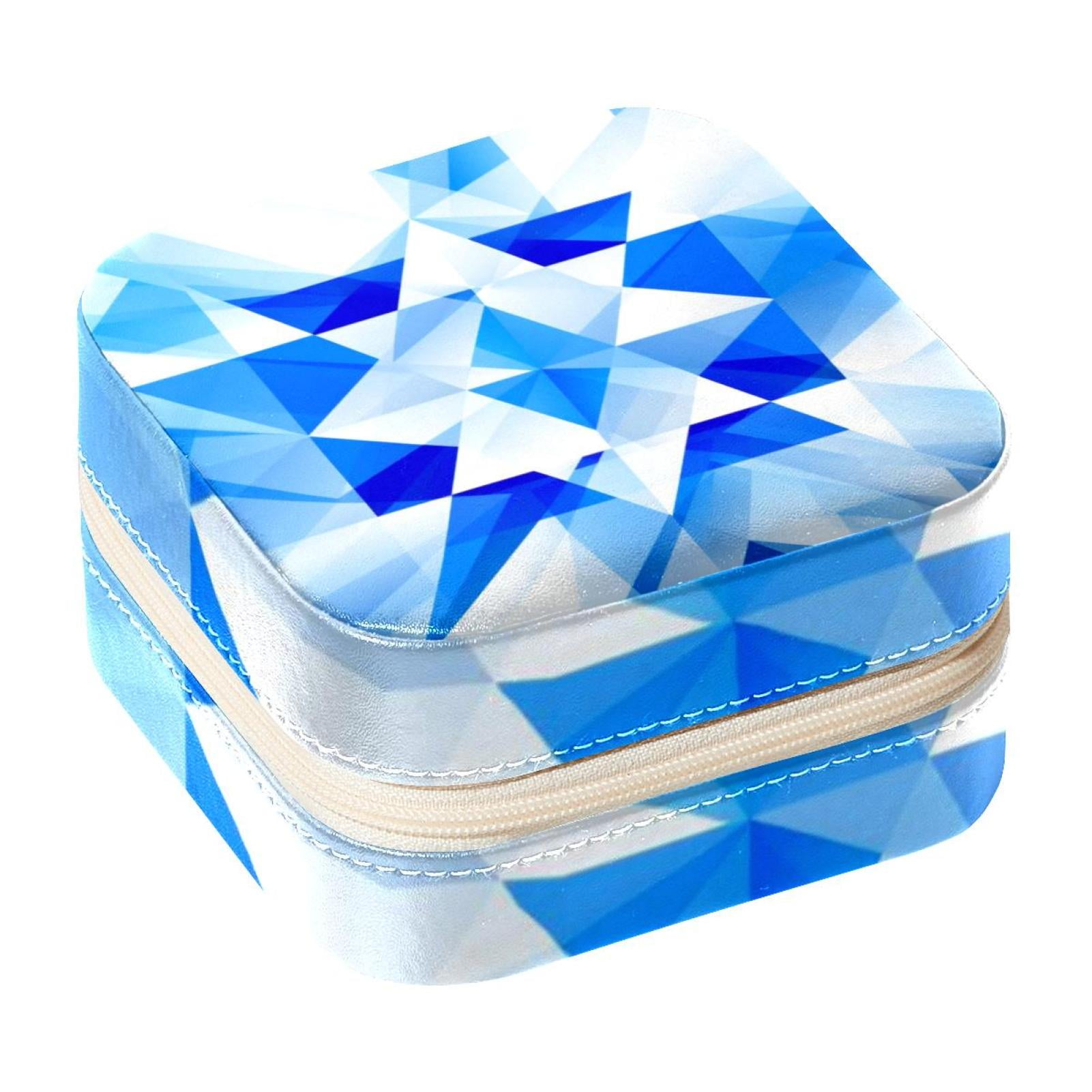 Homde Travel Jewelry Organizer Book - PU Leather Case With PVC Pouches For Rings, Necklaces, Bracelets