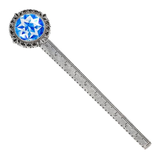 Flag of Israel Vintage Silver Lace-Edged Bookmark - Gift for Readers and Book Lovers