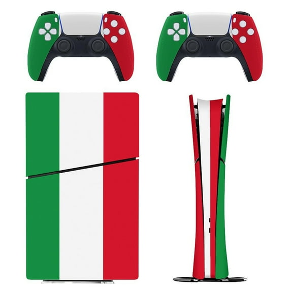Flag of Italy PS5/PS5 Pro/PS5 Slim Digital Disc Skin Sticker For Console And Controller Skins