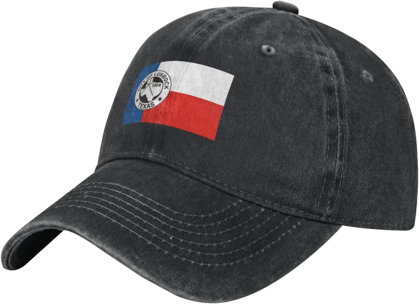 Lubbock Texas TX Embroidered Dad Hat - Unstructured Cotton Twill, Adjustable Strap, Low Profile