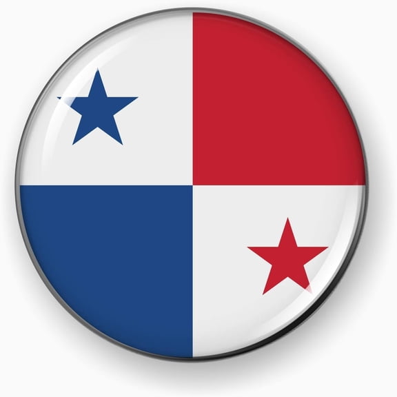 Panama Flag Car Emblem Badge – Flexible