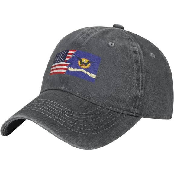Flag of Phoenix, Arizona (1921-1990) and America Baseball Cap for Men Women Adjustable Vintage 100% Washed Cotton Dad Hat