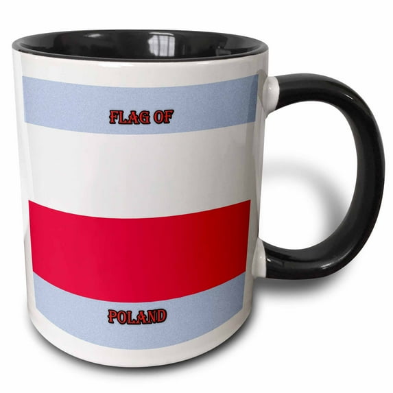 Flag of Poland 15oz Two-Tone Black Mug mug-210540-9