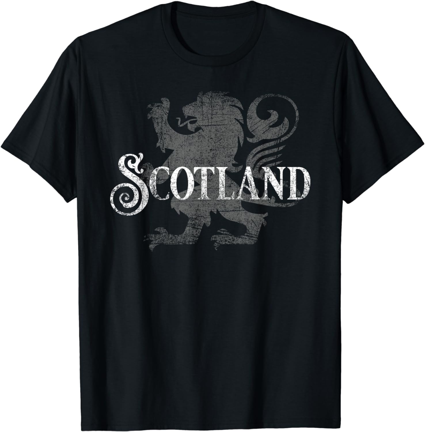 Flag of Scotland Lion Rampant Heraldry Scottish Pride Gift T-Shirt ...