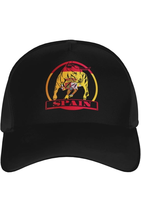 Flag of Spain Bullfighting Hat Unisex Classic Low Profile Adjustable Trucker Dad Hats