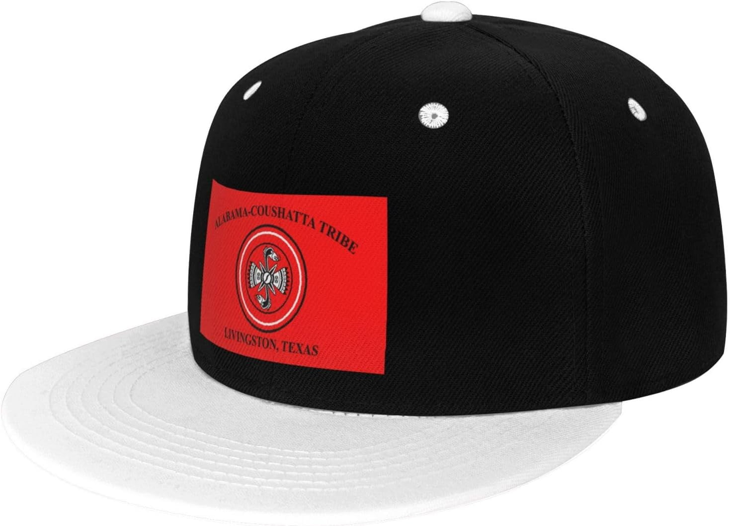 Flag of The Alabama Coushatta Tribe of Texas Baseball Cap for Men