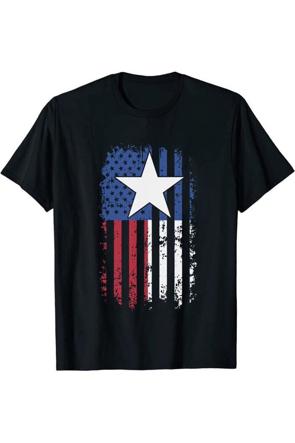 Flag of The State of Texas Style Classic Tee T-Shirt Size M to 3XL Made In Usa