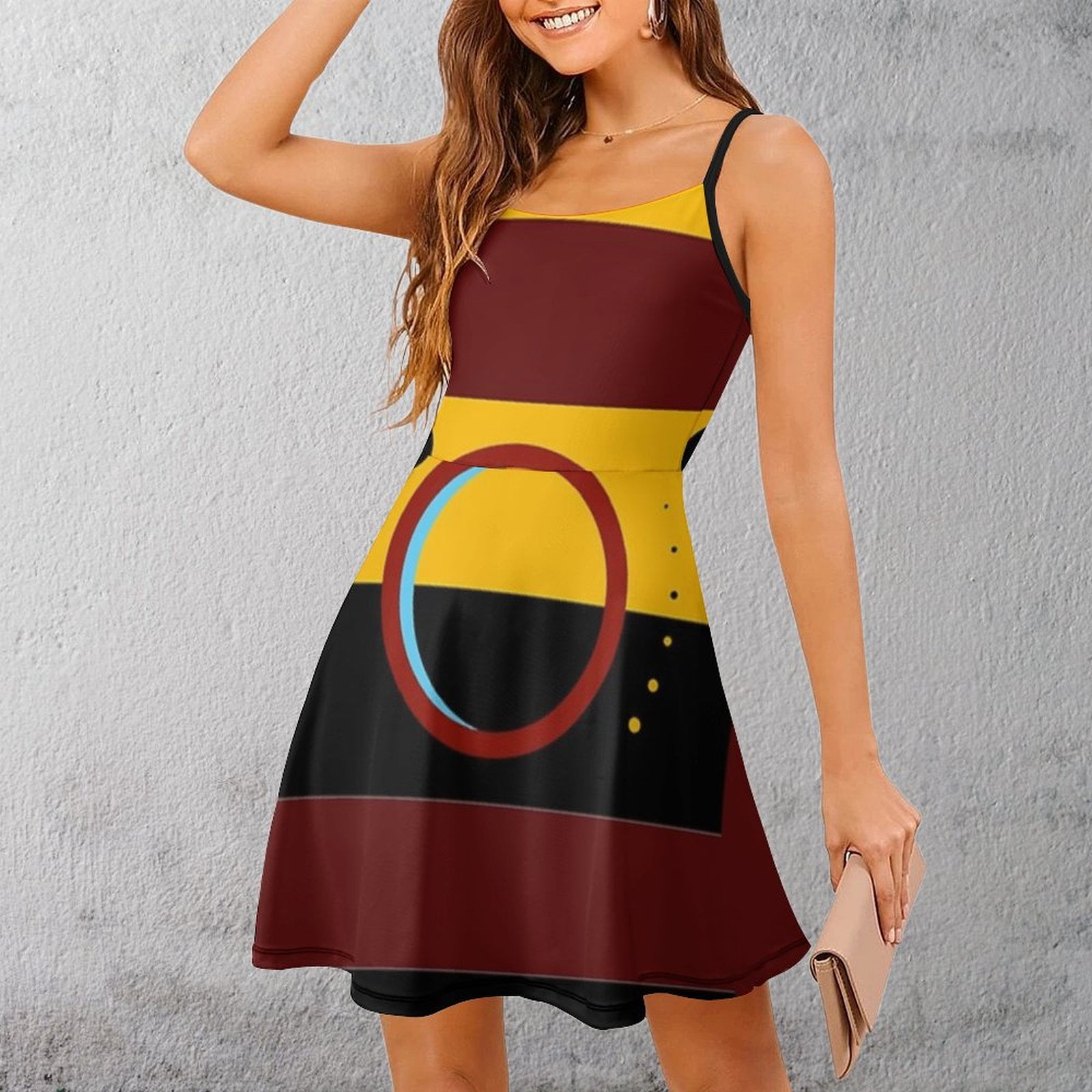 Flag of Trinidad And Tobago Women's Sling Dress Vintage Sexy Woman's