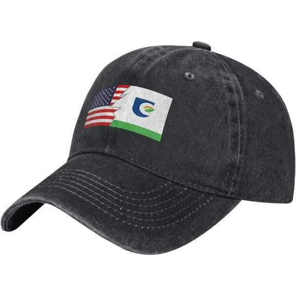 Flag of Union County, North Carolina and America Baseball Cap for Men Women Adjustable Vintage 100% Washed Cotton Dad Hat
