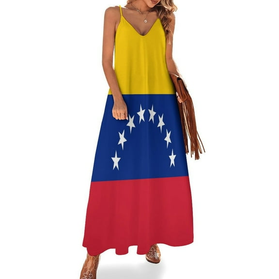 Flag of Venezuela Sleeveless Dress Loose Women's Dress Dresses Luxury Evening Dresses