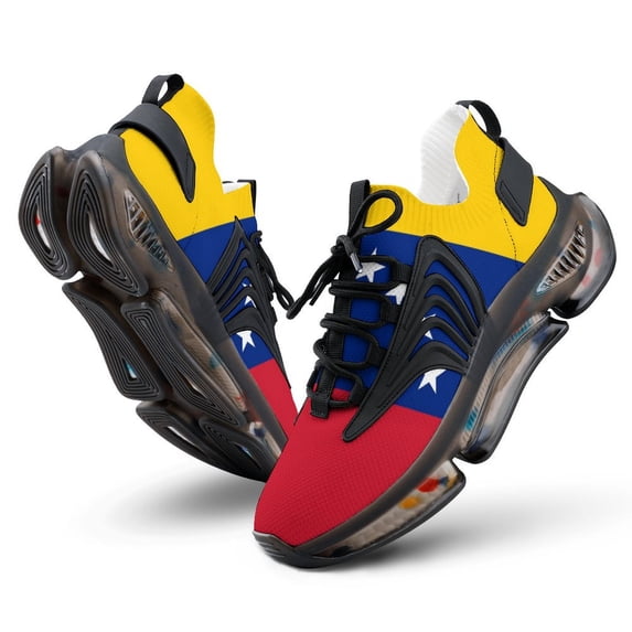 Flag of Venezuela Walking Shoes for Men Woman Lightweight Tennis Fashion Elastic Sports Shoes Cushion Basketball Shoes