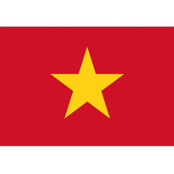 Flag of Vietnam Hang 3X5 Feet 35.43X59.06 Inches Flag of Vietnam XINGX on Red Flag