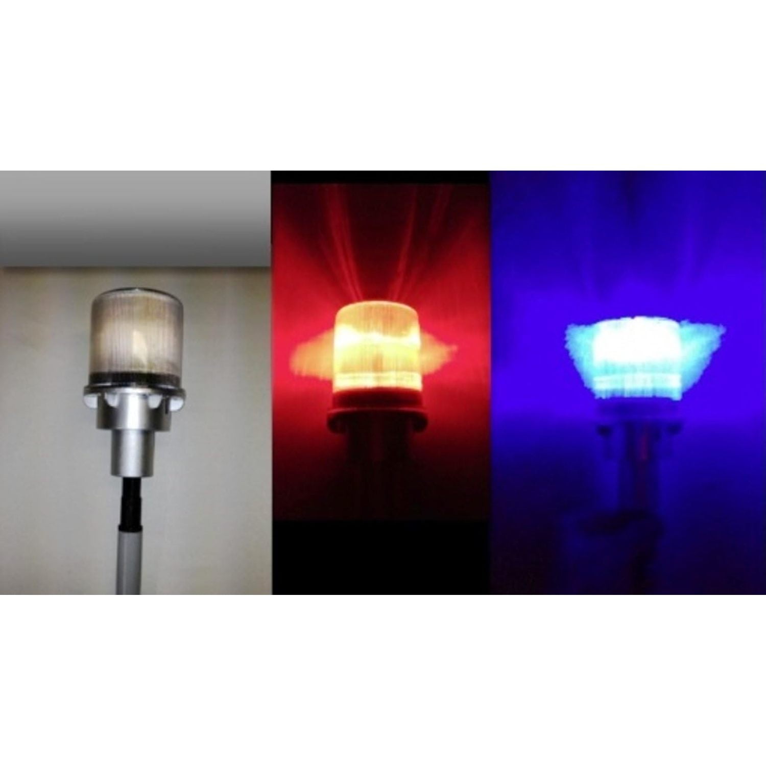 FlagPole Buddy 106755RWB RV Flag Pole Red White and Blue Solar Beacon