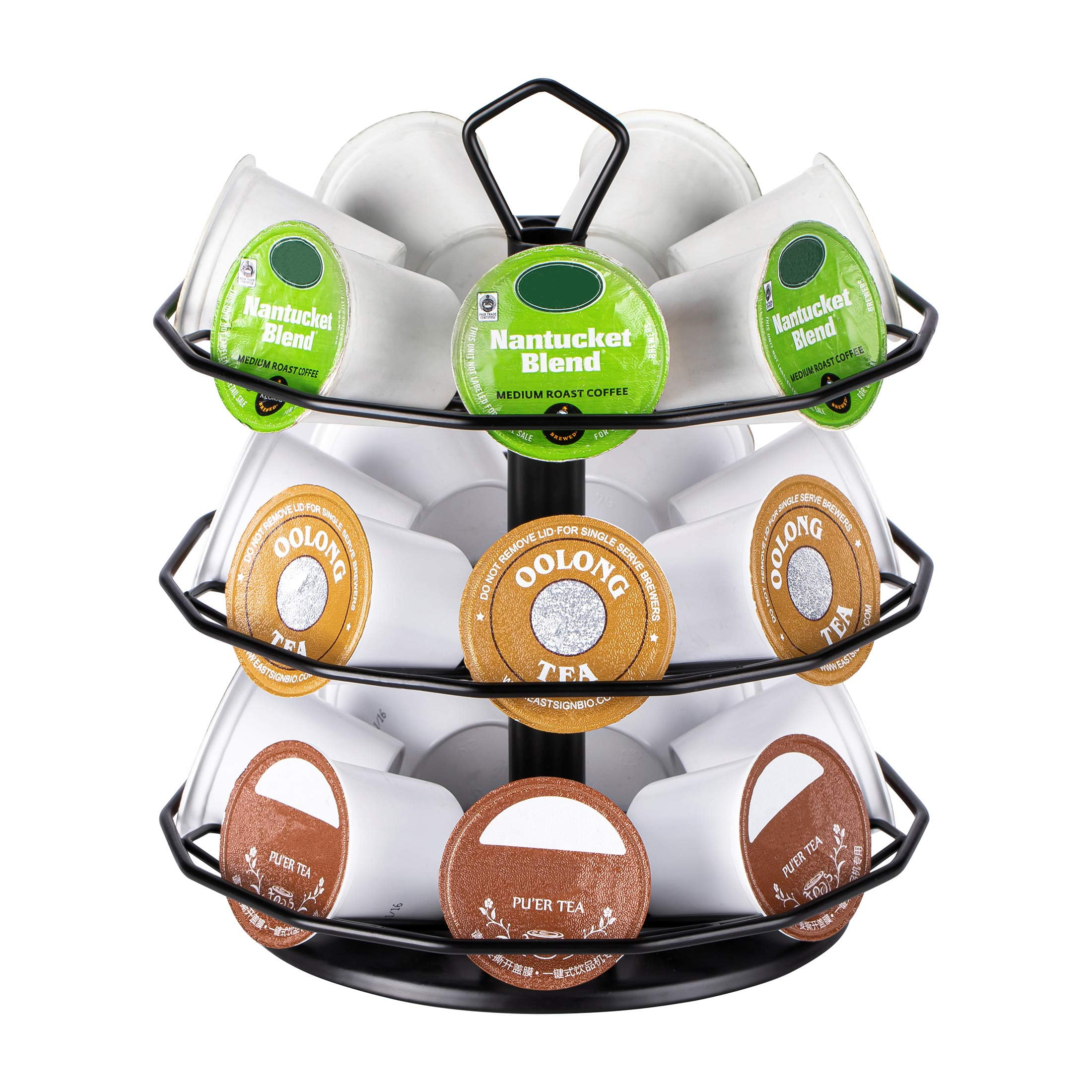 ROWISE Coffee Pod Holder, K Cup Holders, 3 Tier Coffee Pod