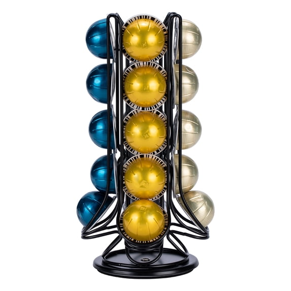 Metal Rotation FlagShip Vertuo Pod Holder Coffee Pod Carousel Stand Storage for ...
