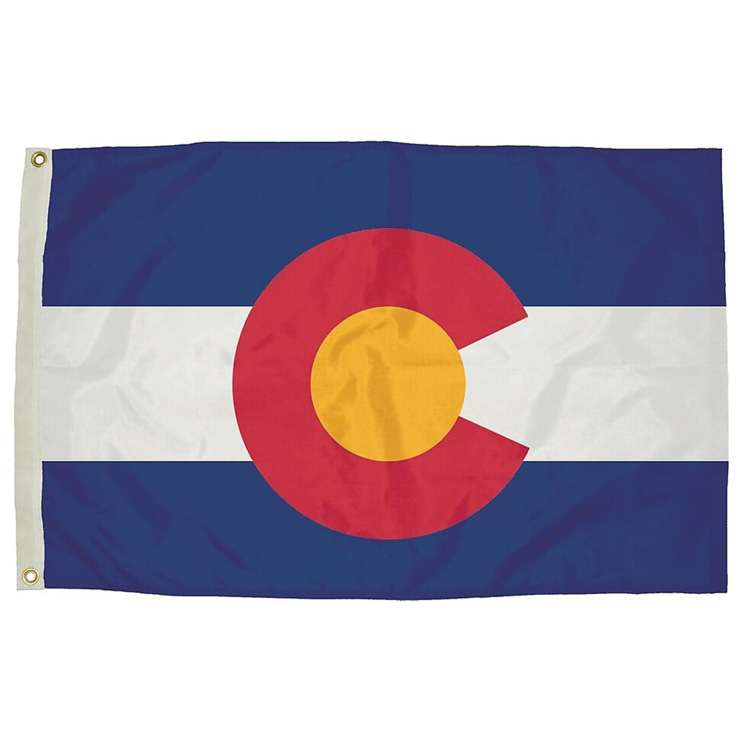 Durawavez Nylon Colorado Flag with Brass Grommets, 3ft x 5ft