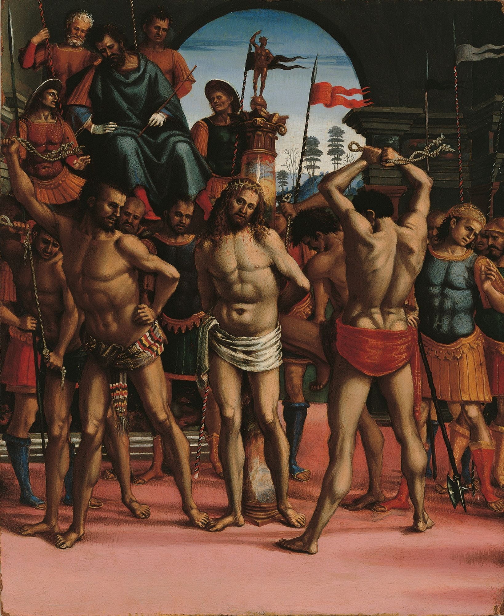 Flagellation Canvas Art - (18 x 24)