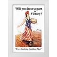 thumbnail image 1 of Flagg, James M. 13x18 White Modern Wood Framed Museum Art Print Titled - Will You Have a Part in Victory?, 1 of 4