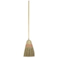 thumbnail image 1 of Flagged Parlor Broom - Wood Handle Corn Broom - Indoor Light Duty Sweeping - Yucca & Corn Fiber Bristles - Home Kitchen Cleaning Broom, 1 of 5