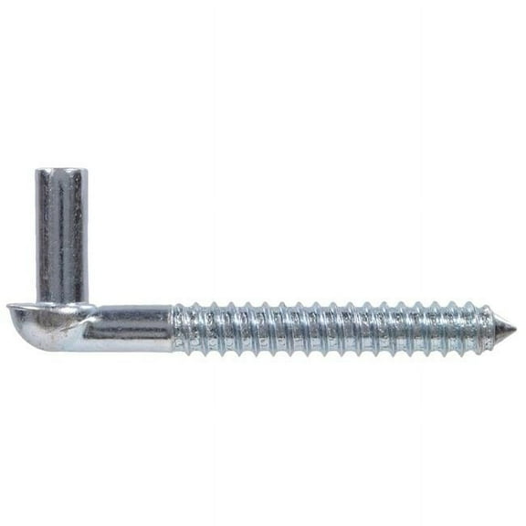 Flagged - Zinc Screw Hook Gate, 0.625 x 5 in. - Pack of 5