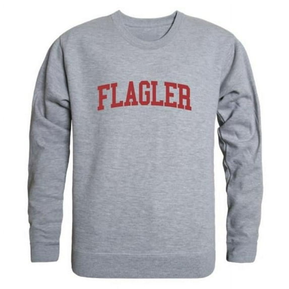 Flagler College Saints Game Day Crewneck Sweatshirt, Heather Grey - Small