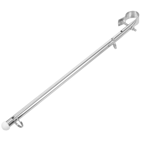 OUNONA Stainless Steel Flag Pole for Boat Marine Yacht, Metal Support Rod, Easy Mount Flagpole Accessory