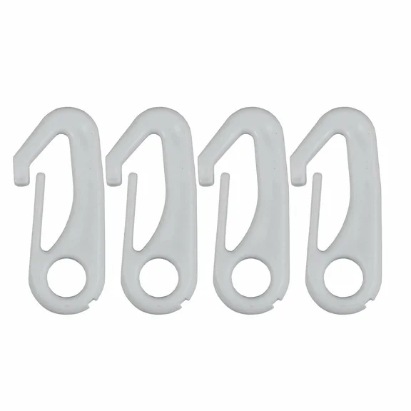 Flagpole Clips Solid Nylon 4 Pcs Nylon Flag Pole Clip Snaps Usa Hook Attachment