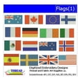 thumbnail image 1 of Flags(1) Embroidery Designs - All Popular Formats Included - Loaded on USB Stick, 1 of 10