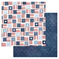 thumbnail image 1 of Flags And Frills Double-Sided Cardstock 12"X12"-Quilted Glory, 1 of 1