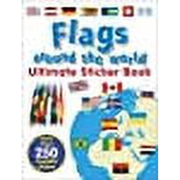 Flags Around the World Ultimate Sticker Book [Paperback] DK