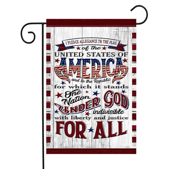 Flags Galore American Pledge Of Allegiance Garden Flag W