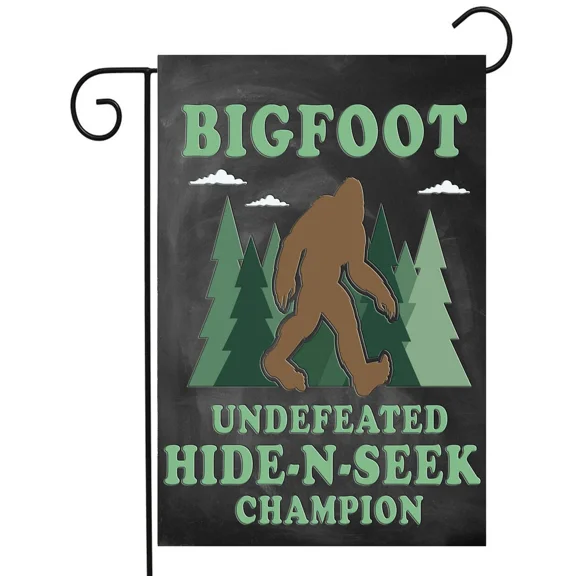 Flags Galore Bigfoot Hide And Seek Garden Flag W