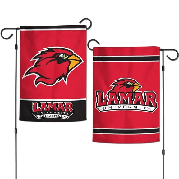 Flags Georgia Lamar Cardinals 12.5 x 18 Double Sided Yard and Garden College Banner Flag Is Printed in the USA