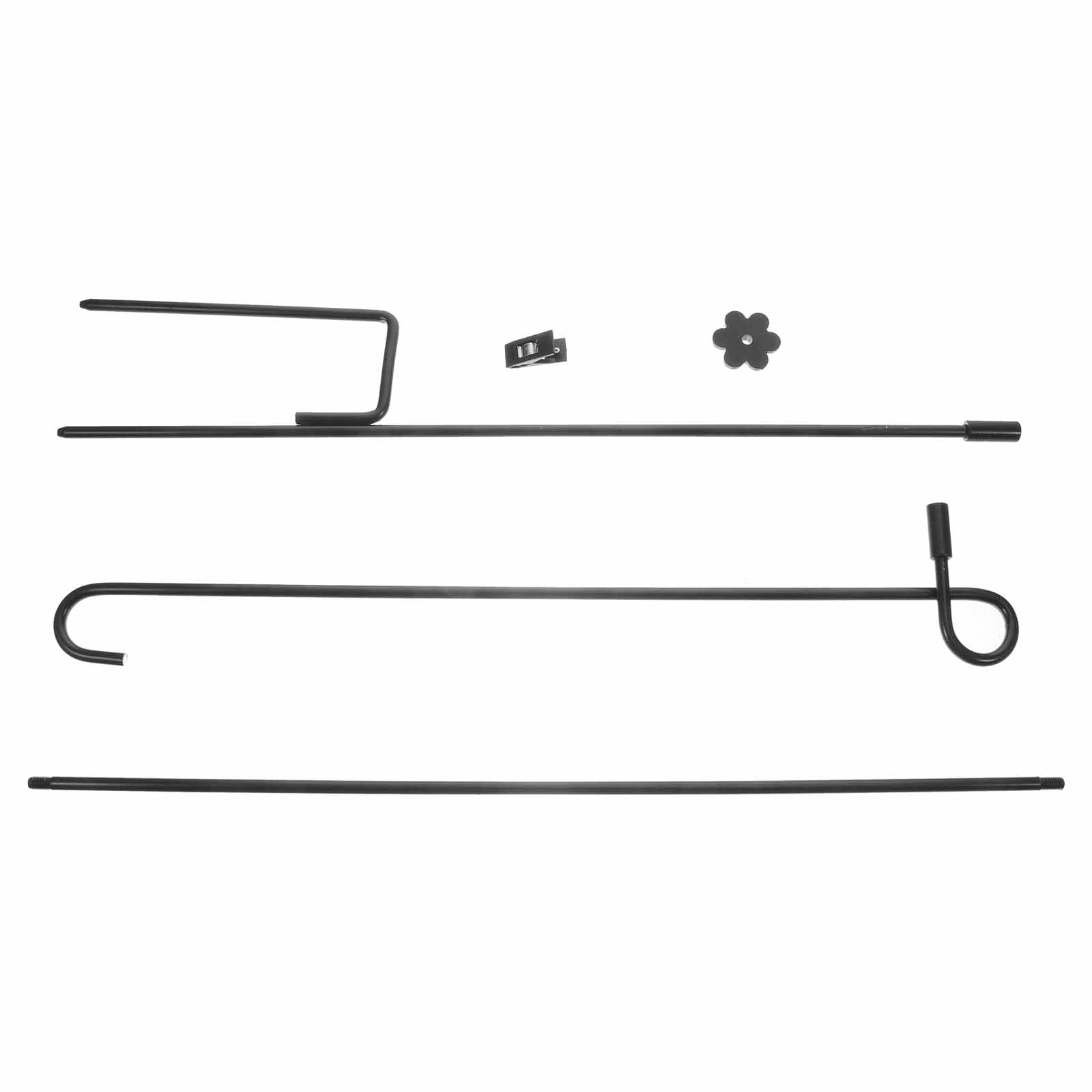 Guichaokj Flags Holder Hanging Hooks Outdoor Plant Decor Garden Stand