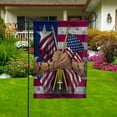 thumbnail image 1 of Flags Liberian Handshake American Flag Friendship USA Liberia Liberian Part Garden Flag, Double-Sided Decorative Outdoor Flag, Polyester Yard Flag 12 x 18 in, 1 of 5