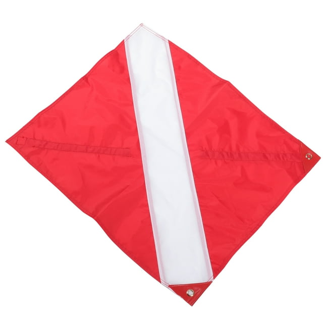 Flags Marker Flag for Snorkeling Boat Dive Flag Removable Reinforced Pole Diving Flag Warning