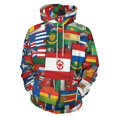 thumbnail image 1 of Flags Of All Countries Of The World-1 Men's Women New Sweatshirt Hoodie Men's Plus Size Sweatshirt Hooded Sweatshirt 3d Printed Street Men's Cloth, 1 of 6