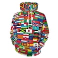 thumbnail image 1 of Flags Of All Countries Of The World 3d Sweatshirts Hoodie Fashion Casual Personality Men's Women Street Hoodie Pullovers Long Sleeve Comfortable Top, 1 of 6