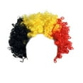 Flags Of European Cup Countries National Flag Short Curly Wig 2024